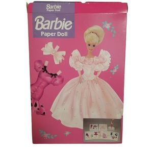 Vintage 1991 Barbie Paperdoll Set
